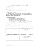 Nghiên cứu, thiết kế, xây dựng hệ thống dịch vụ dựa trên vị trí (location based service ) trong mạng 3g