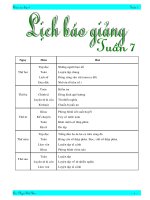 giáo án lớp 5 tuan 7 (20152016)