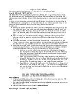 ÔN tập lại một số KIẾN THỨC về vận CHUYỂN QUA MÀNG tế bào 