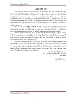 KẾ TOÁN lưu CHUYỂN HÀNG hóa tại CÔNG TY cổ PHẦN DILIGO VIỆT NAM 