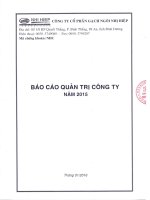 Báo cáo tình hình quản trị công ty - Công ty Cổ phần Gạch Ngói Nhị Hiệp