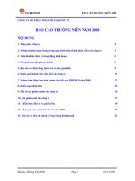 Báo cáo thường niên năm 2008 - Công ty Cổ phần Thực phẩm Quốc tế
