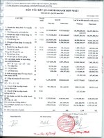 Báo cáo KQKD hợp nhất quý 3 năm 2010 - Công ty Cổ phần Khoáng sản và Vật liệu xây dựng Lâm Đồng