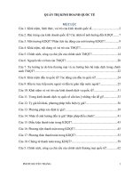 đề cương QUẢN TRỊ KINH DOANH QUỐC tế 