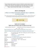 Bản cáo bạch năm 2015 - CTCP Xây dựng Thương mại và Khoáng sản Hoàng Phúc