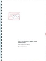 Báo cáo tài chính hợp nhất quý 4 năm 2013 - Công ty Cổ phần Đầu tư Kinh doanh nhà Khang Điền