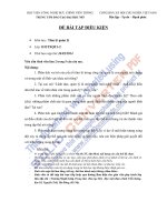 ĐỀ bài tập điều KIỆN môn học tâm lý quản lý 