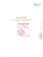 Báo cáo tài chính năm 2014 (đã kiểm toán) - Công ty Cổ phần Tư vấn Dự án Quốc tế KPF