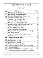 KIẾN THỨC  văn 8   tập 2 