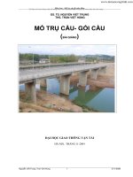 bài giảng mố trụ cầu nguyễn viết trung