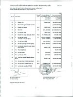 Báo cáo KQKD công ty mẹ quý 1 năm 2011 - Công ty Cổ phần Đầu tư Kinh doanh nhà Khang Điền