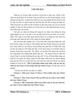 Một số giải pháp nhằm hoàn thiện công tác đào tạo nhân lực tại công ty trách nhiệm hữu hạn thanh trang’’ 