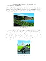 báo cáo về ảm thực nước pháp 