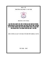 VAI TRÒ của CHỤP cắt lớp VI TÍNH đa dãy đầu dò TRONG CHẨN đoán và THEO dõi điều TRỊ PHÁC đồ kết hợp TAXANE và PLATIUM TRONG UNG THƯ PHỔI KHÔNG PHẢI tế bào NHỎ GIAI đ 
