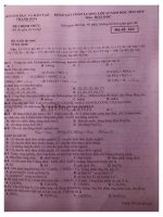 Đề thi thử môn hóa tỉnh thanh hóa năm 2016