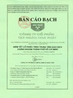 Bản cáo bạch - Công ty cổ phần Tập đoàn Hòa Phát