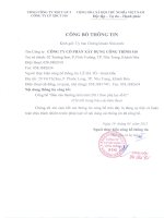 Báo cáo thường niên năm 2011 - Công ty cổ phần Xây dựng Công trình 510