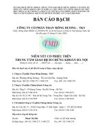 Bản cáo bạch - Công ty cổ phần Than Mông Dương - Vinacomin