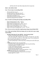 HƯỚNG dẫn ôn tập CÔNG NGHỆ TRUYỀN tải QUANG 