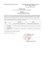 Báo cáo tài chính hợp nhất quý 2 năm 2016 - Công ty Cổ phần Hùng Vương