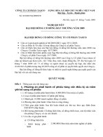 Nghị quyết đại hội cổ đông ngày 18-07-2009 - Công ty Cổ phần Tasco