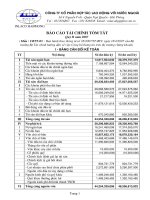 Báo cáo tài chính quý 2 năm 2007 - Công ty Cổ phần Hợp tác Lao động với Nước ngoài