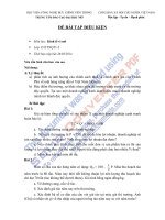 ĐỀ bài tập điều KIỆN môn học kinh tế vi mô 