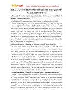 50 bài luận mẫu Tiếng Anh trong kỳ thi THPT Quốc gia Phần Writing Part 2