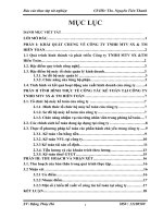 công tác kế toán tại công ty TNHH MTV SX  TM hiền toản 