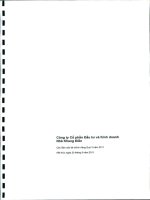 Báo cáo tài chính công ty mẹ quý 3 năm 2011 - Công ty Cổ phần Đầu tư Kinh doanh nhà Khang Điền