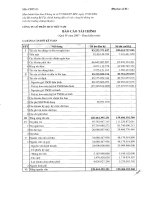 Báo cáo tài chính quý 4 năm 2007 - Công ty Cổ phần Đầu tư và Xây dựng BDC Việt Nam