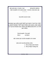 NGHIÊN cứu HIỆU QUẢ TRIỆT đốt NGOẠI tâm THU THẤT và NHỊP NHANH THẤT bên PHẢI BẰNG NĂNG LƯỢNG SÓNG có tần số RADIO dựa TRÊN lập bản đồ nội mạc cơ TIM BA CHIỀU 