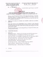 Nghị quyết Đại hội cổ đông thường niên năm 2007 - CTCP Vận tải biển & Hợp tác Quốc tế