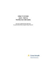 Báo cáo tài chính năm 2011 (đã kiểm toán) - Công ty Cổ phần Sách - Thiết bị Trường học Kiên Giang