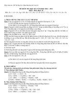 Đề thi thử học kì 1 môn hóa lớp 10 (đề 1) 2016