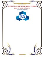 báo cáo bài tập lớn môn trắc địa công trình