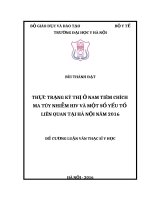 THỰC TRẠNG kỳ THỊ ở NAM TIÊM CHÍCH MA túy NHIỄM HIV và một số yếu tố LIÊN QUAN tại hà nội năm 2016 