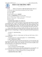 Báo cáo thường niên năm 2008 - Công ty Cổ phần Sách và Thiết bị trường học Long An