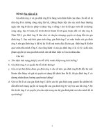 Giải quyết tình huống môn Luật Dân sự 1