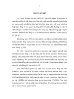 Nghiên cứu một số đặc điểm lâm sàng, xét nghiệm tế bào và nhiễm sắc thể của bệnh nhân RLST theo xếp loại WHO năm 2008 tại viên huyết học truyền máu trung ương năm 2014 2015 