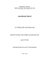 XƠ TỔNG hợp CHỨA KIM LOẠI 