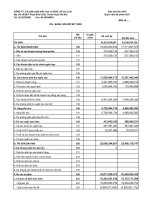 Báo cáo tài chính quý 1 năm 2011 - Công ty Cổ phần Phát triển Nhà và Sản xuất Vật liệu xây dựng Chí Linh