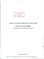 Báo cáo tài chính quý 2 năm 2012 - Công ty cổ phần Thiết bị Y tế Việt Nhật