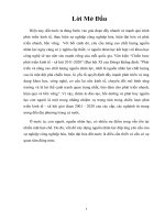 PHÁT TRIỂN NGUỒN NHÂN lực TRONG sự NGHIỆP CÔNG NGHIỆP hóa, HIỆN đại hóa đất nước tiểu luận cao học