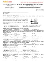 Đề thi thử môn Hóa tỉnh Bắc Giang năm 2016