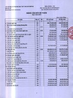 Báo cáo tài chính quý 3 năm 2012 - Công ty Cổ phần Đầu tư Thương mại Thủy Sản