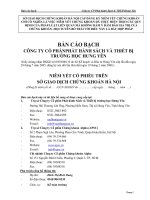 Bản cáo bạch - Công ty cổ phần Phát hành Sách và Thiết bị Trường học Hưng Yên