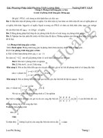 Chuyen de phuong trinh luong giac 11