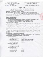 Nghị quyết Đại hội cổ đông bất thường - Công ty Cổ phần Lắp máy - Thí nghiệm Cơ điện