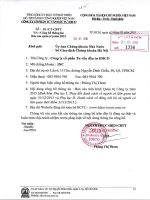 Báo cáo tình hình quản trị công ty - Công ty Cổ phần Tư vấn Đầu tư IDICO